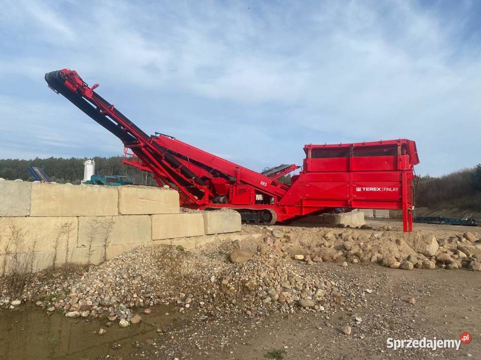 Mobilny przesiewacz Terex Finlay 683 na mokro Kołodziejewo