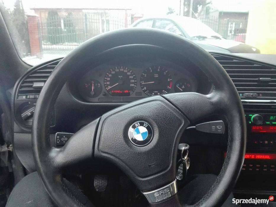 Bmw E36 28 COUPE Czarny mat Zadbana 2800cm3 Mińsk Mazowiecki