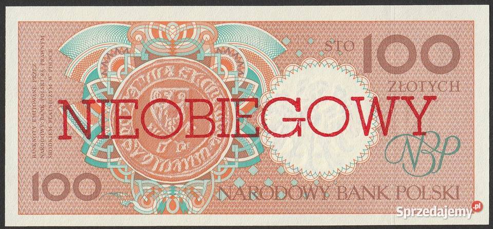 POLSKA 100 ZŁOTYCH 1990 NIEOBIEGOWY UNC Łódź