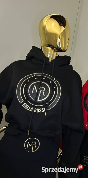 Bluza Milla Rossi Polski Producent czarny Chorzów