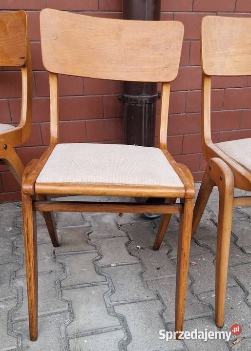 Komplet 3 KRZESEŁ Bumerangfabr Gościcińskatyp Lublin