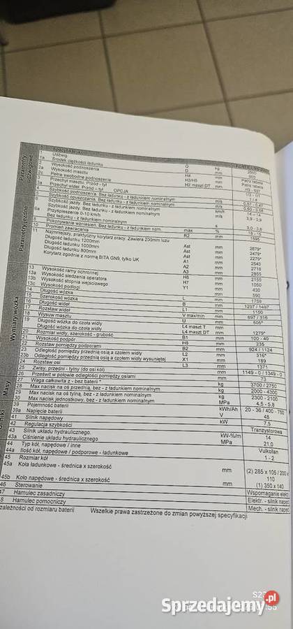 Sprzedam dwa wózki wysokiego składowania ATLET Wózki widłowe