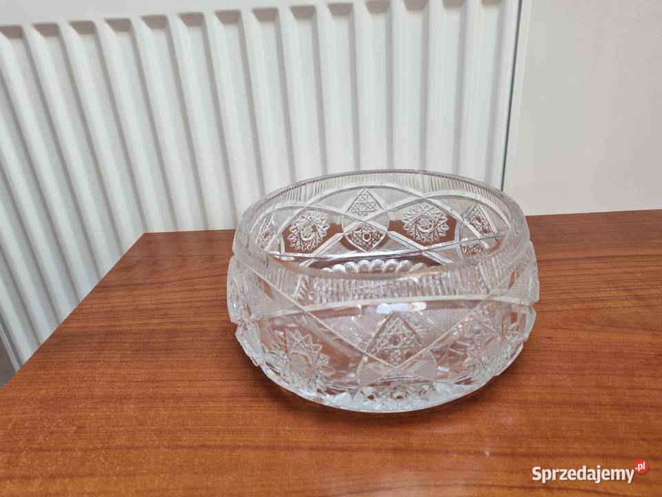 Kryształowa Misa salaterka PRL