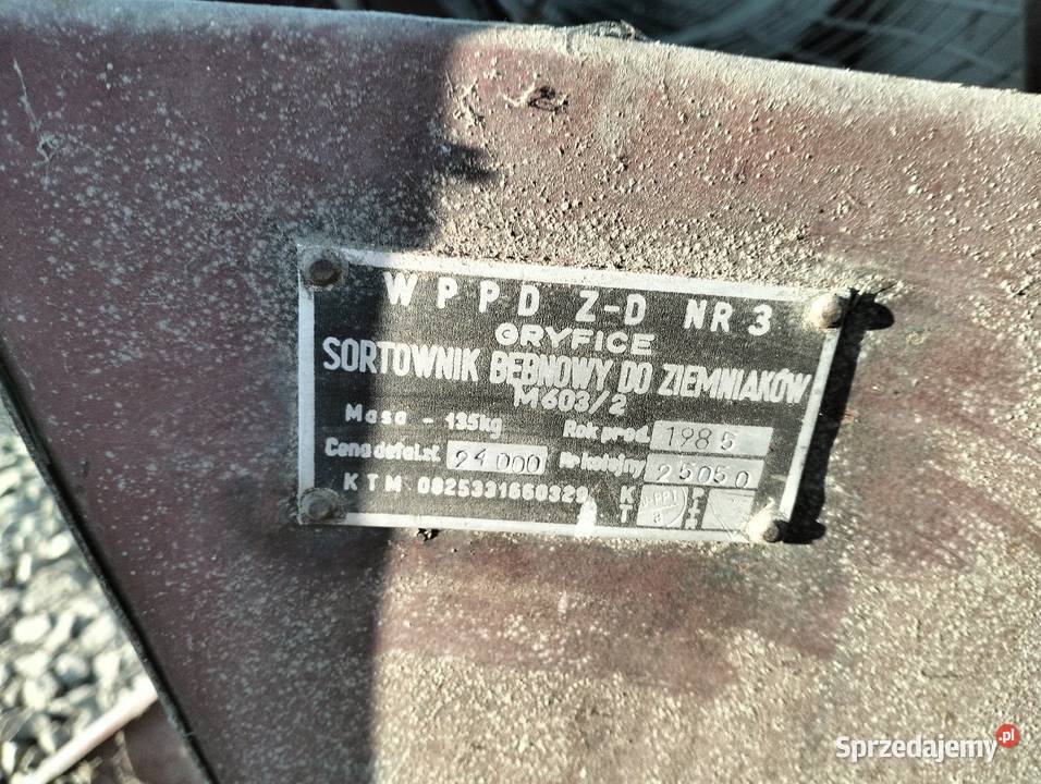 Sprzedam sortownik do ziemniaków Czechy