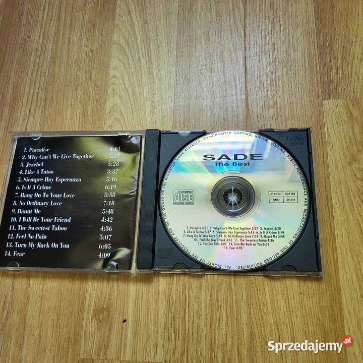 24 Sade na płytach CD Bydgoszcz