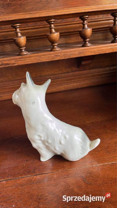 Piesek Figurka porcelanowa Śliczna figurka bez Antyki, Sztuka, Kolekcje