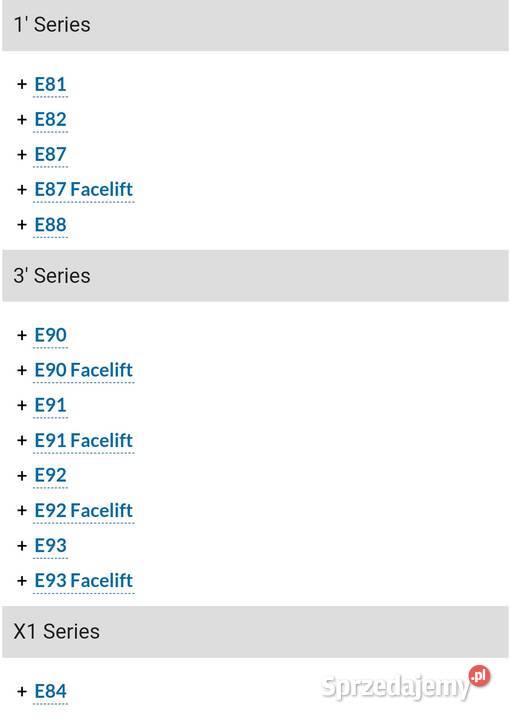 Odpływ wody poszybia Bmw e90 e91 e92 e93 e81 e87 Dębica