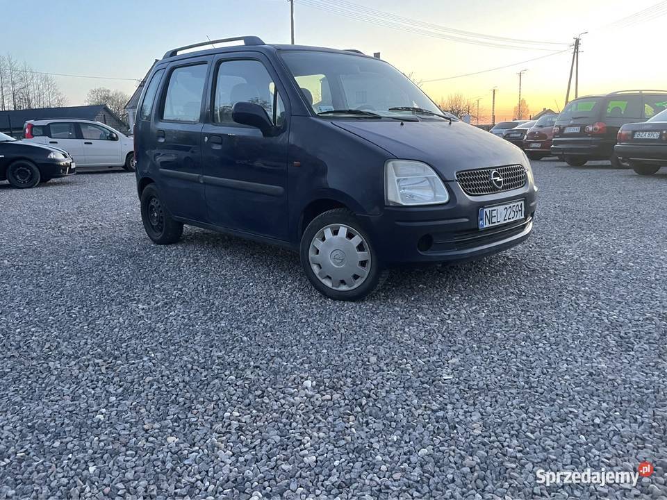 Opel Agila 12benz 2003r aktualne opłaty 75KM podlaskie Rutki-Kossaki