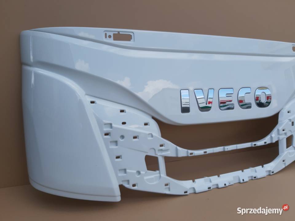 IVECO TWAY MASKA ATRAPA PRZÓD ORYGINAŁ EMBLEMAT Bieleń