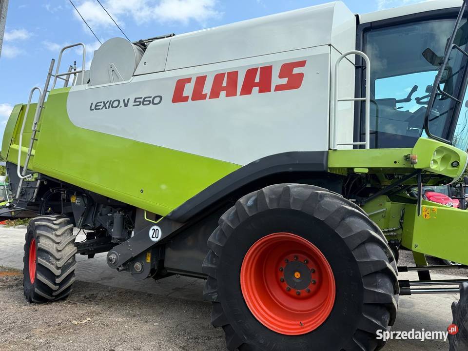 Kombajn zbożowy Claas Lexion 560 heder V750 pro Zbożowe Nowa Ruda
