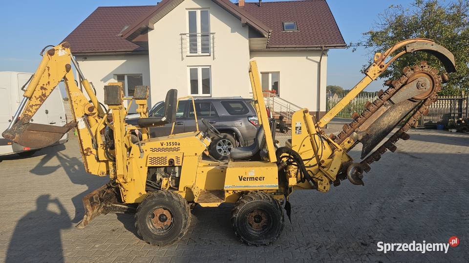 Koparka łańcuchowa Vermeer V3550 przesuw ramie Rok produkcji 2000 mazowieckie Sochaczew
