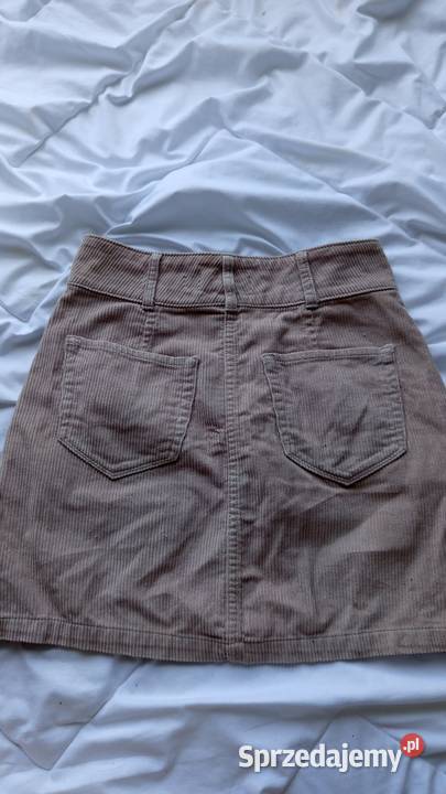 Beżowa jeansowa obcisła spódniczka Moda i Styl Bielsko-Biała