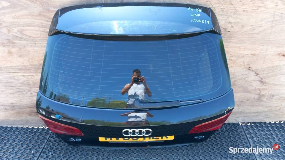 AUDI A3 8V HB 5D KLAPA TYŁ CZARNA PERŁA Zbierkowo sprzedam