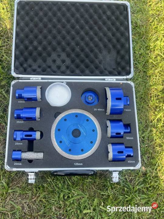 Zestaw otwornic diamentowych do gresu 20mm74mm Białe Błota