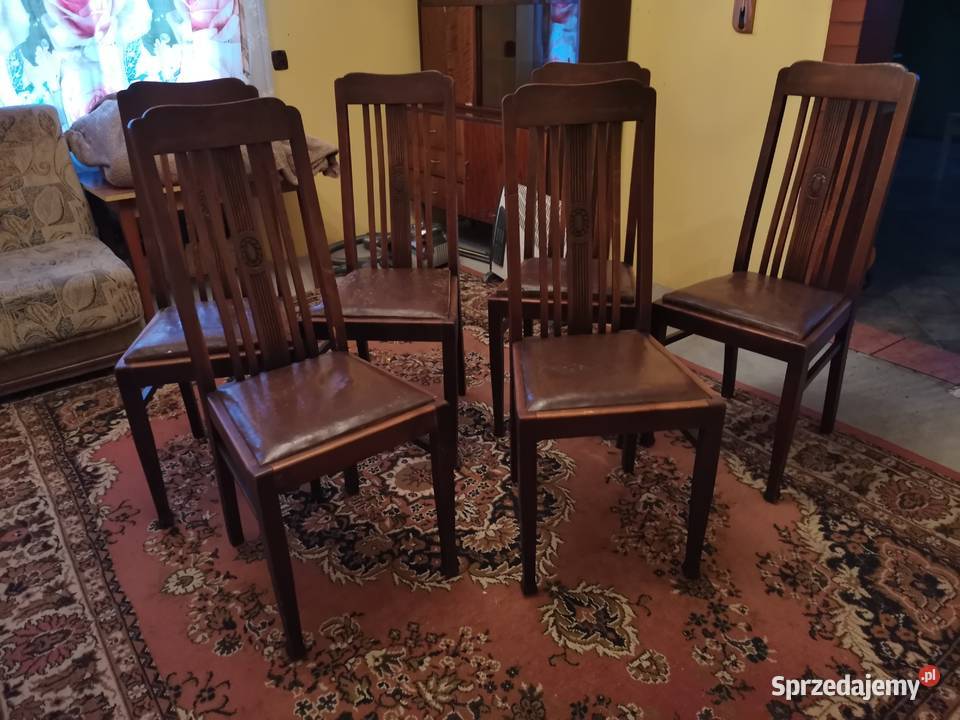 krzesła komplet antyk 6 Szczurowa