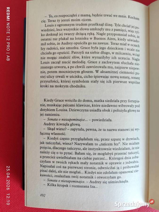 Sonata o niezapominajce Santa Montefiore powieść Katowice sprzedam