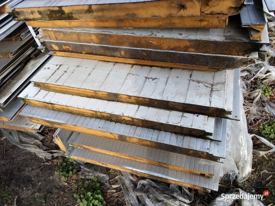 Płyta warstwowa obornicka ścienna 6 gruba blacha Pakosław sprzedam