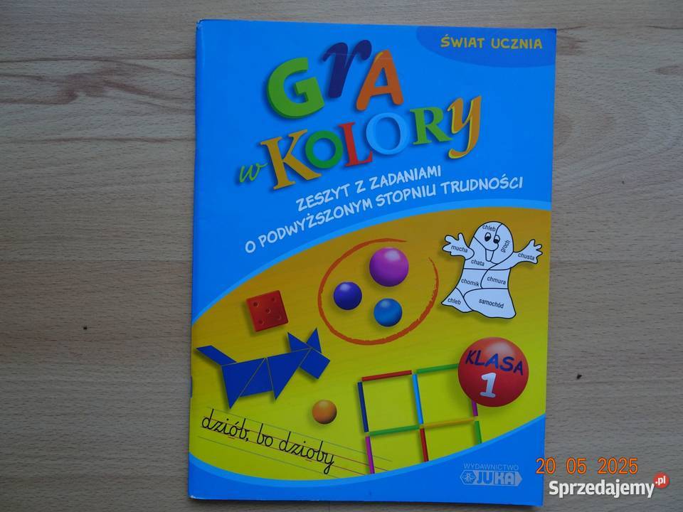 Gra w kolory Zeszyt z zadaniami o podwyższonym małopolskie Kraków sprzedam