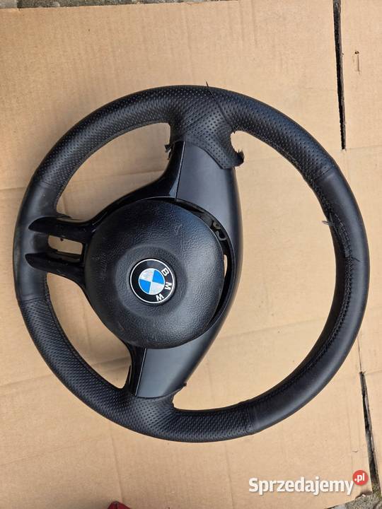 KIEROWNICA TRÓJRAMIENNA BMW E46 KOMPLETNA OE BMW osobowe opolskie Głogówek