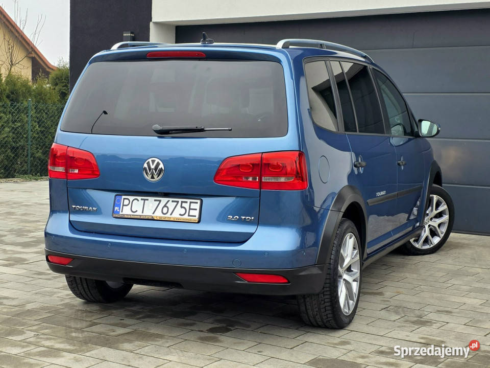 Volkswagen Touran CROSS 20TDI DSG niski przebieg światła do jazdy dziennej Czarnków