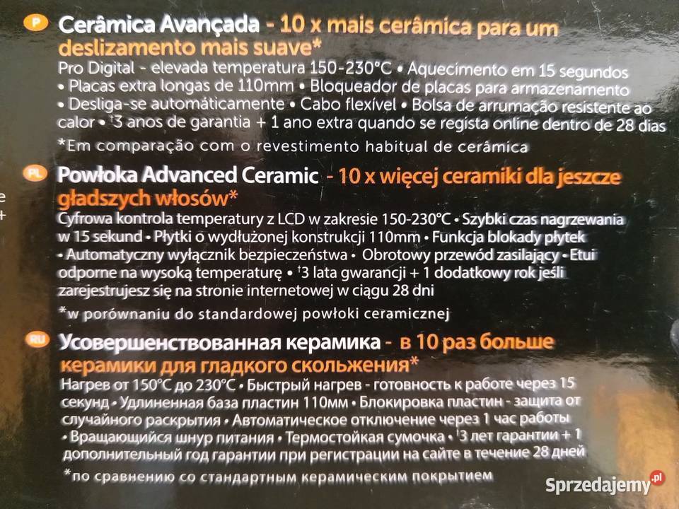 NAJTANIEJ Ceramiczna Prostownica Do Włosów z sprzedam