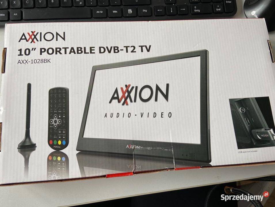 Telewizor przenośny Axxion AXX-1028  LCD 10" DVB-T2 /H.256