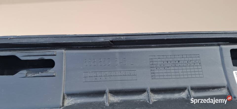 SKODA KAMIQ MONTE CARLO PRÓG LISTWA PROGOWA LEWA Bieleń