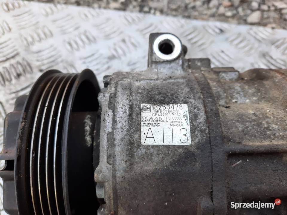 Kompresor sprężarka klimatyzacji 13263478 Opel