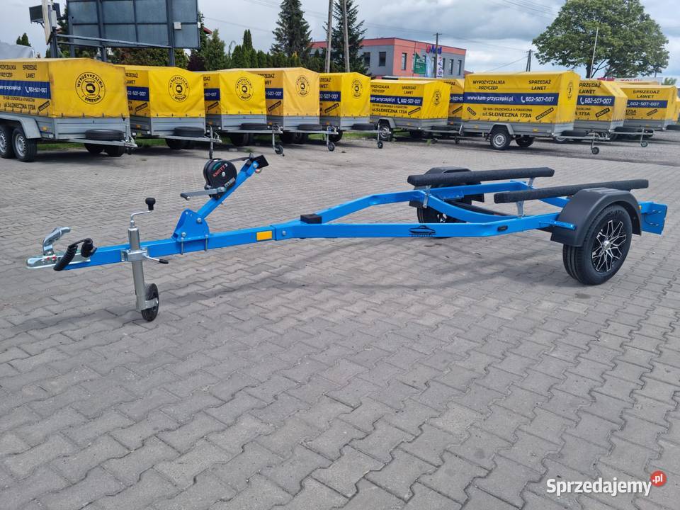 Przyczepa do skutera wodnego led nowa Niebieska Lesznowola
