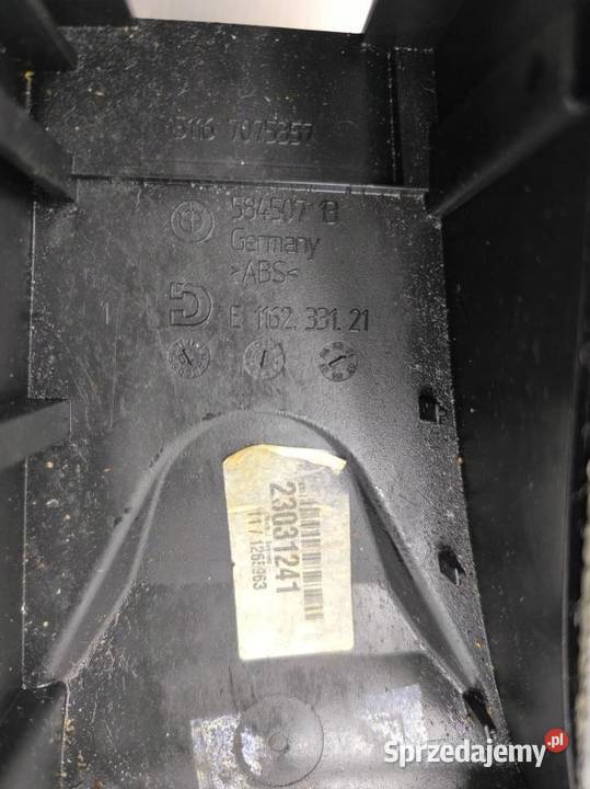 TUNEL ŚRODKOWY PODŁOKIETNIK SKÓRA BMW E90 20B