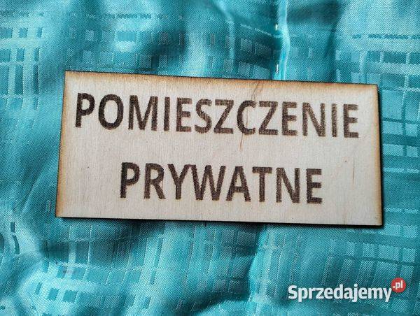 Tabliczki informacyjne WC i pomieszczenie Nowy Targ