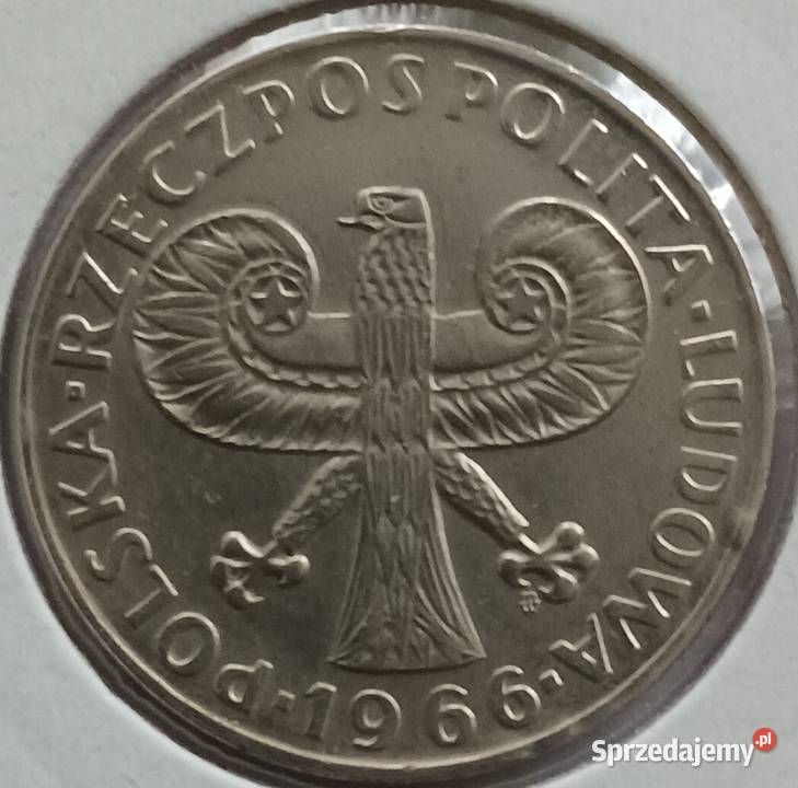 10 Kolumna Zygmunta mała 1966 r Numizmatyka Konin sprzedam