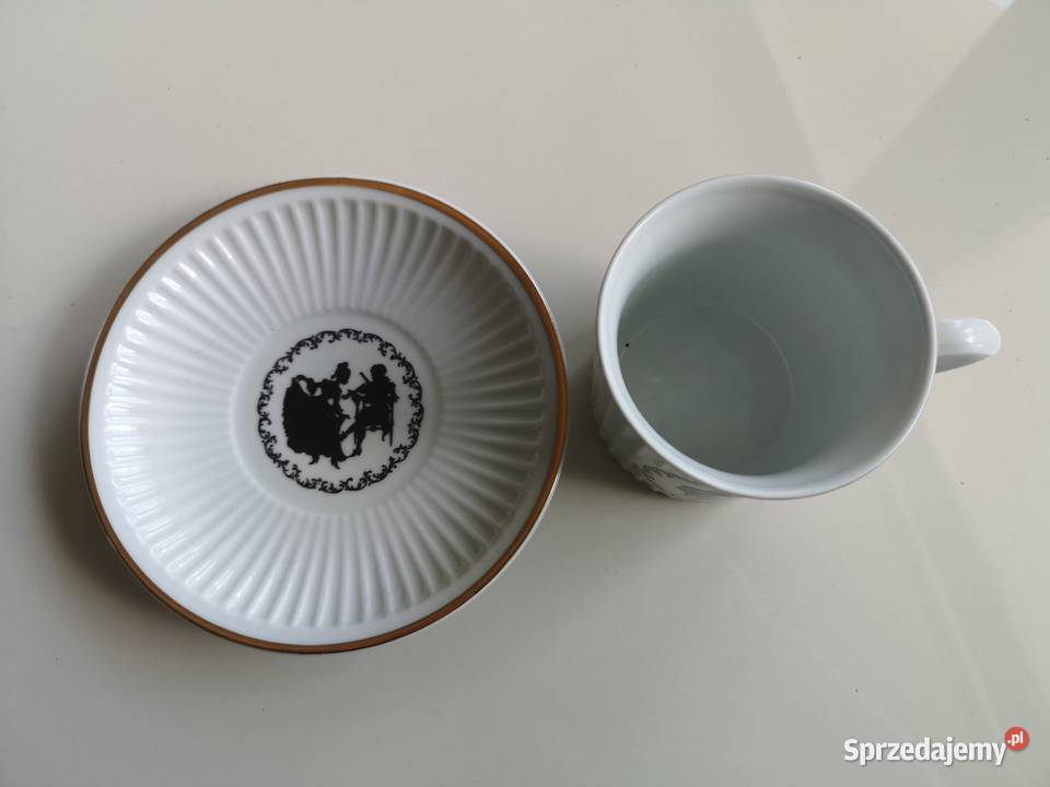 Kubek ze spodkiem porcelana Bohemia vintage Toruń sprzedam