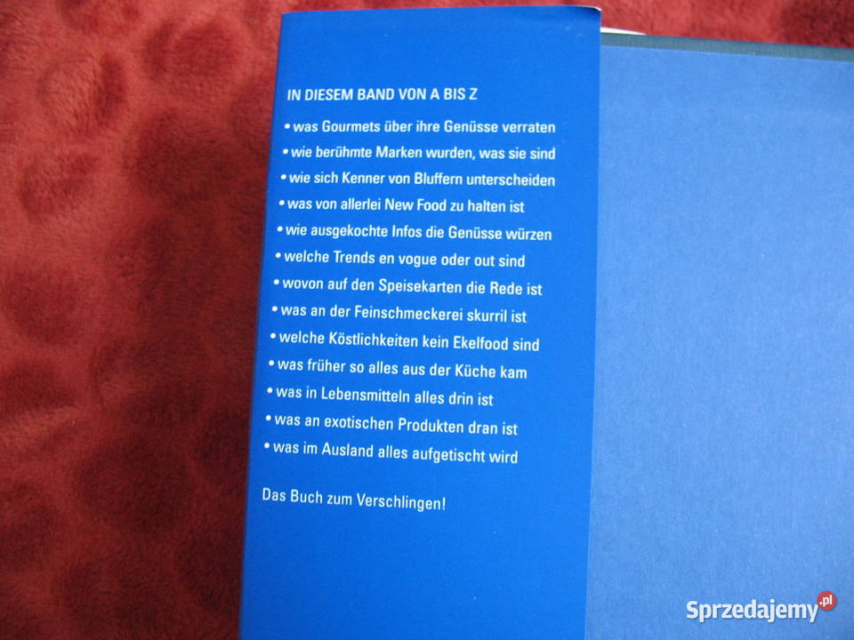 Das Gourmet Handbuch Udo Pini Siedlce sprzedam