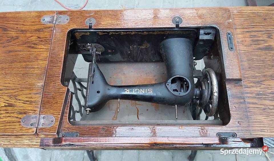 ZABYTKOWA MASZYNA DO SZYCIA SINGER ANTYK STOLIK Poznań