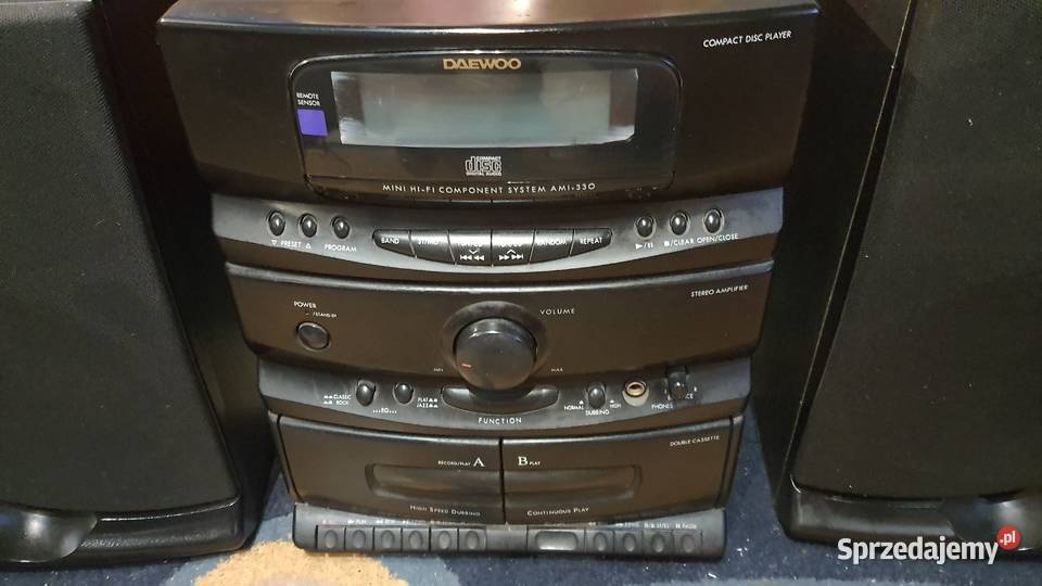 Wieża Daewoo AMI330 z głośnikami radio FM AUX Lublin sprzedam