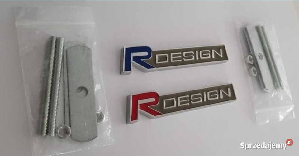 NOWY przykręcany znaczek RDESIGN R Design Zamość