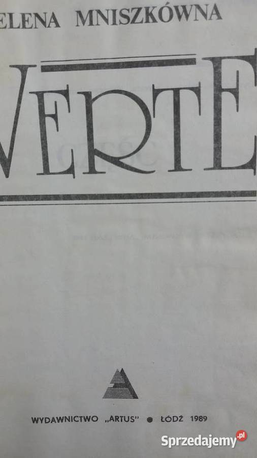 Verte Mniszkówna lektury powieści mazowieckie Warszawa