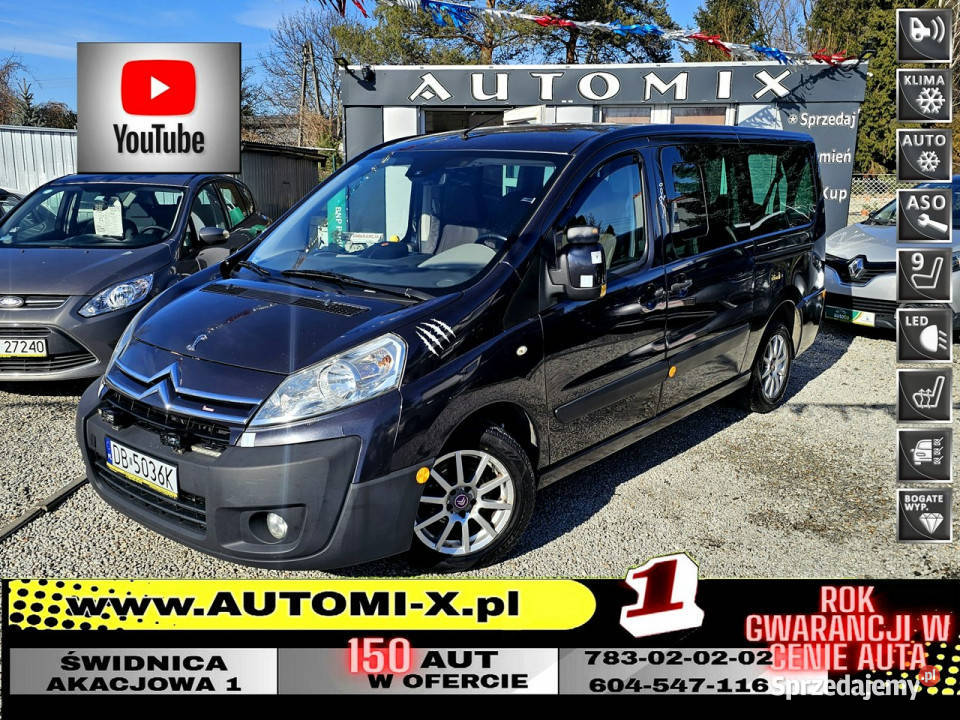 Citroen Jumpy Combi 2Xdrzwi20 HDI136 Atlante 9os Świdnica