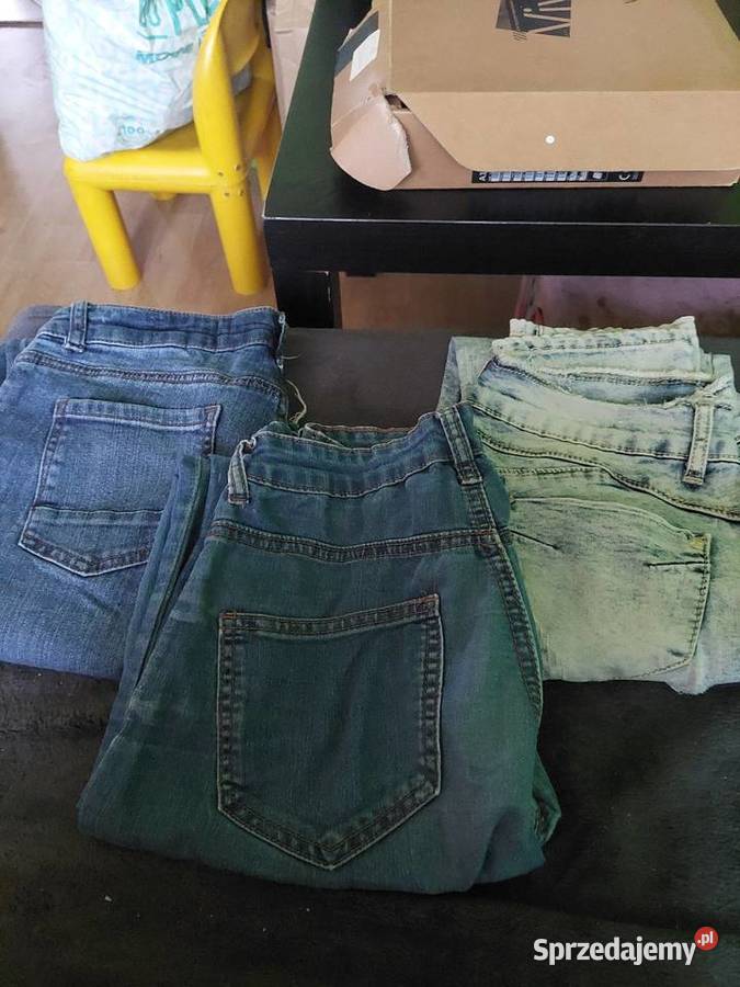 Spodnie damskie dżinsowe 38x3 Piotrków Trybunalski