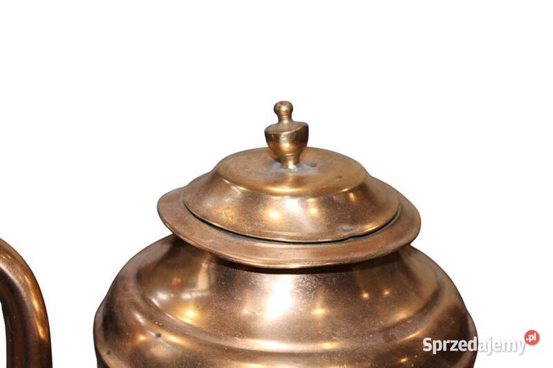 Mosiężny dzbanek z rączką 86 Szczecin