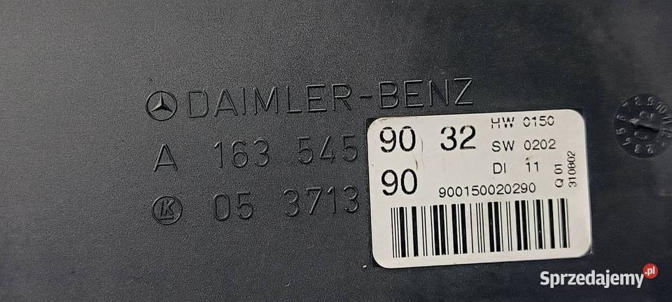 MODUŁ MERCEDES ML W163 A1635459032 Lipno sprzedam