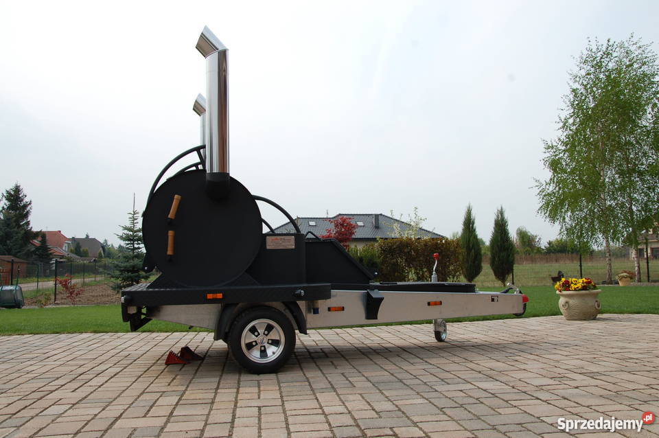 Przyczepa gastronomiczna Bizon grill BBQ Route66 Golęczewo