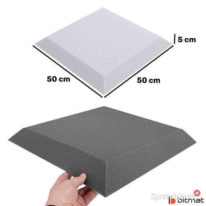 Panele akustyczne na ścianę szare trapezy Bitmat sprzedam