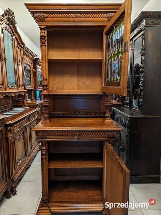 Dębowy kredensszer blatu 885 sklep Dąbrowa Meble Dąbrowa Górnicza