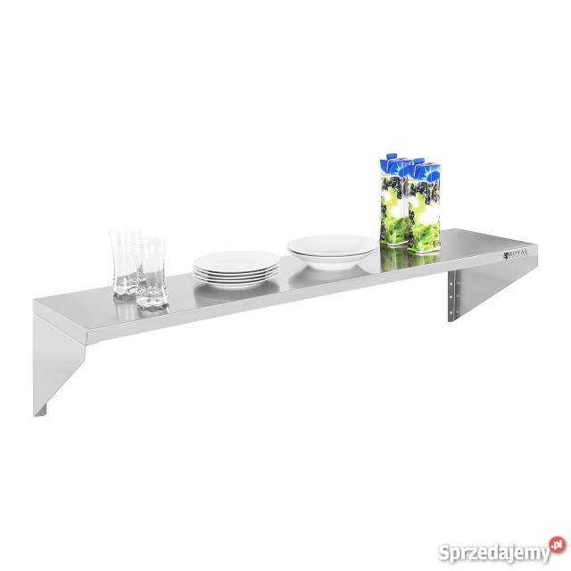 Półka ze wzmocnieniem 120 stal nierdzewna śląskie