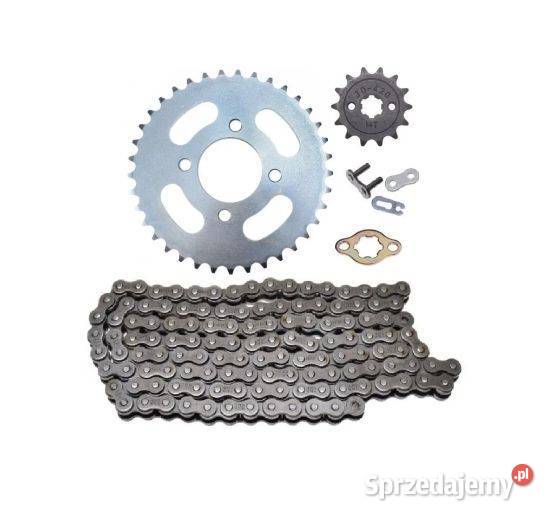 Zestaw napędowy zębatki łańcuch Quad 72 Quad 110 Układ napędowy Golina Wielka