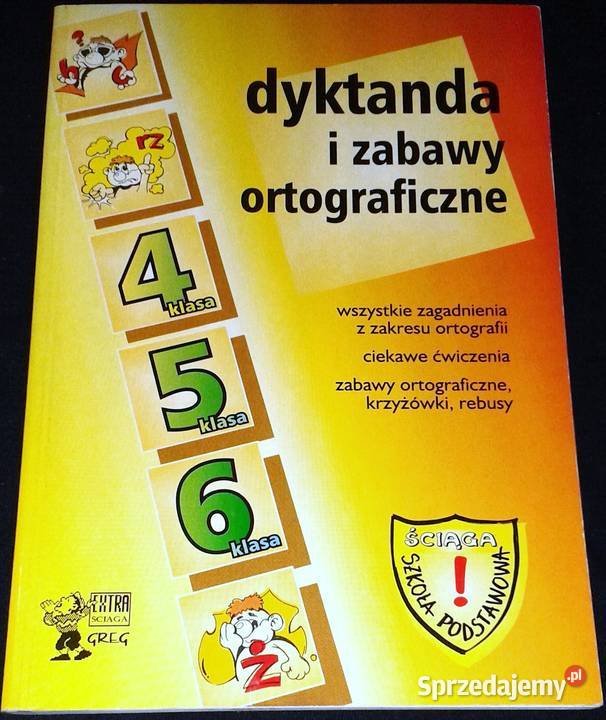 Dyktanda i zabawy ortograficzne Kl 456 Barbara Chełm sprzedam