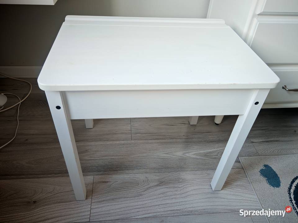 Ikea Sundvik biurko i krzesło IKEA białe zestaw Gorzów Wielkopolski