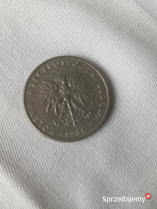 Moneta 20zl z 1986 Węgierska Górka